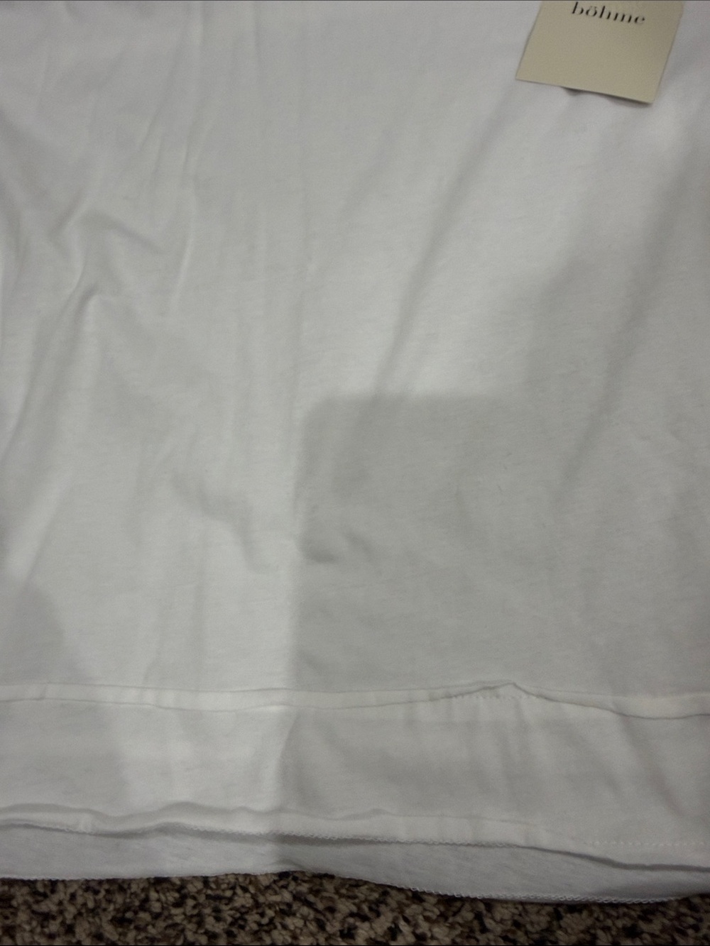 bohme White Boxy Short-Sleeve Pocket Tee - Picture 3 of 7